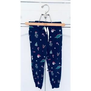 Boys' H&M Robot Holiday Christmas Joggers, Size 6-7, Navy
